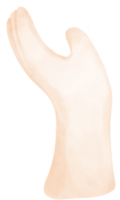 Öko freundlich einfach einer Hand Symbol Aquarell Gemälde png