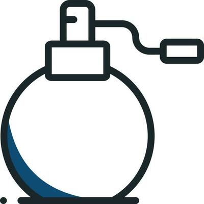 Perfume Bottle Icon in Flat Style.