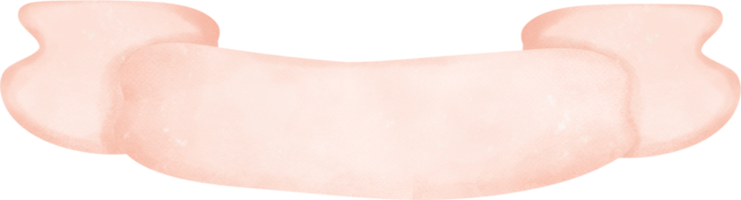 süß Beige Banner Aquarell Band Gemälde png