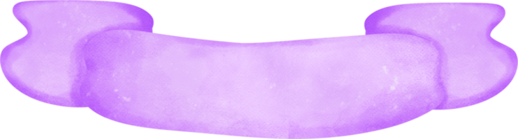 schattig magie Purper banier waterverf lint schilderij png