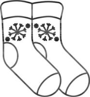 Christmas, sock, socks icon vector