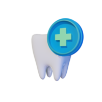 saúde dente proteção Cuidado dental 3d ícone png