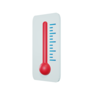 3d renderen medisch thermometer geïsoleerd illustratie png