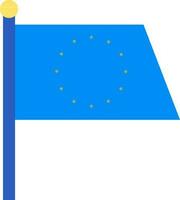 Vector Illustration of European Flag.