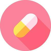 Tablet Icon On Pink Background. vector