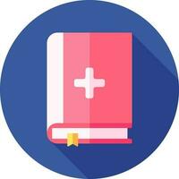 Medical Report Icon On Blue Background. vector