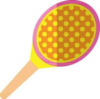 Racket in flat style. vector