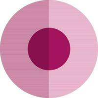 discos compactos hecho por rosado color. vector