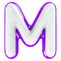 metro letra 3d hacer png