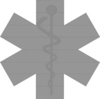 Vector caduceus sign or symbol.