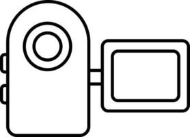 Digital Video Camera sign or symbol. vector