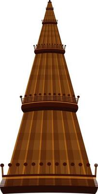 Qutub Minar tower in New Delhi.