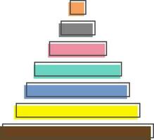 Flat infographic elements vector