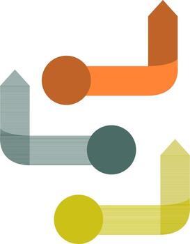 plano infografía elementos. vector