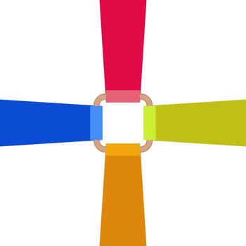 Flat infographic elements. vector