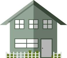 Flat illustration of home or house symbol. vector