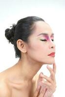 Asian Woman Fashion Makeup photo