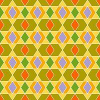Colourful entwined abstract design pattern in flat style. vector