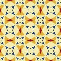 Colorful ornamental abstract design pattern on seamless background. vector