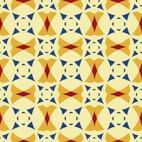 Colorful ornamental abstract design pattern on seamless background. vector