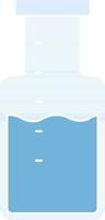 Chemical Flask Icon in Flat Style. vector