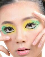 Asian Woman Fashion Makeup photo