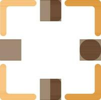 Network group in flat style. vector