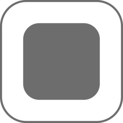 Icon of power button made with gray color.