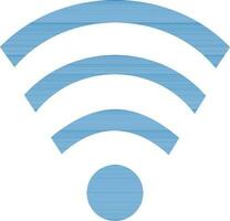 Color style of wi-fi icon in isolated. vector