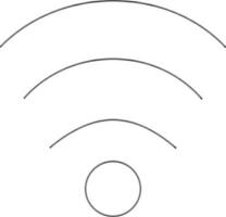 carrera estilo de Wifi icono para multimedia concepto. vector