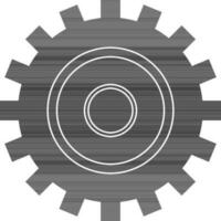 Setting icon in glyph style for multimedia concept. vector