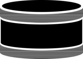 Illustration of Drum symbol for Music concept. vector