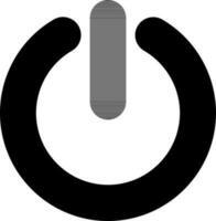 Power Button sign or symbol. vector