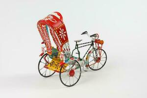 Colorful rickshaw toy photo