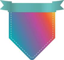 Paper Ribbon Banner design art vector