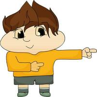 Cartoon character of a boy. vector