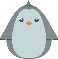 Character of a cute penguin. vector