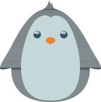 Character of a cute penguin. vector