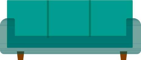 Flat style illustration of Sofa. vector