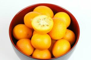 Kumquat ripe juicy photo
