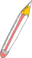 Illustration of a pencil. vector