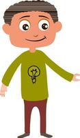 Cartoon character of a boy. vector