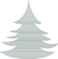 Illustration of christmas tree. vector