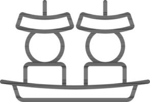 Chinese, new, year icon vector