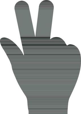 Sign of hand show a  gesture.