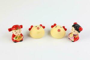 Chinese New Year rat mouse shaped cookie boy girl doll photo