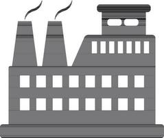 Illustration of Industrial processing plant. vector