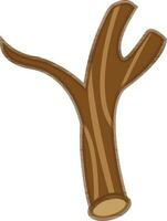 Vector illustration of tree branch.