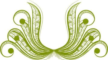 Decorative abstract design pattern. vector