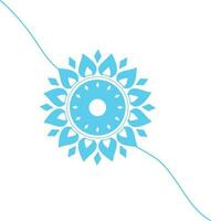 Flat illustration of a rakhi. vector